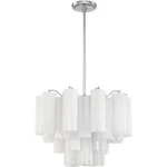 Crystorama ADD-306-CH-WH Addis Chandelier Polished Chrome. Fixed Price $1098.00.