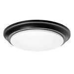 Afx Lighting Baron 14" Led Flush Mount, Black/frosted - BRNF14LAJD1BK. Fixed Price $84.00.
