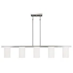 Nib Classy 44" Kitchen Island 5-LITE Pendant Light (brushed Nickel Finish). Fixed Price $269.99.