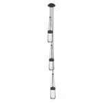 Innovations Milan 3LT 4" Cm Pendant, 6" Canopy, Bk/cl 103-452-1P-BK-G452-4CL. Fixed Price $937.20.
