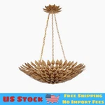 Crystorama Broche Chandelier Gold, 6-LIGHT. Fixed Price $383.52.
