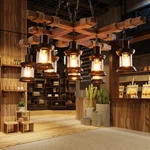 8-HEAD Wooden Farmhouse Chandelier Hanging Lamp Pendant Lighting Ceiling Fixture. Fixed Price $111.56.