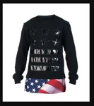 Nwt Hudson Outerwe Sweatshirt 5608 Star Black Unisex Size Xl. Fixed Price $30.00.