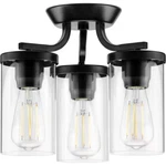 Lassiter 13 In. Black 3-LIGHT Semi-flush Mount By Progress Lighting P350149-031. Fixed Price $45.99.