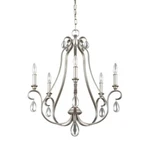 Murray Feiss Lighting 5-LIGHT Chandelier F3070/5SRS. Fixed Price $169.99.