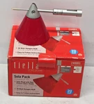Tiella 20W Sola Pack Track Lighting Fixtures Red Glass Shade #240003 New. Fixed Price $34.26.