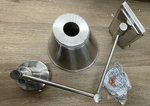 Progress Lighting P710085-009 Hinton Swing Arm Or Wall Lamp- Brushed Nickel Read. Fixed Price $55.99.