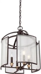 Quoizel QF1680WT Coronado Western Brown Bronze Finish, Cage Chandelier Lighting. Fixed Price $249.95.