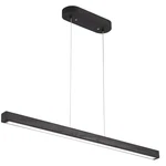Yisdesign 47" Led Linear Pendant Light Black Wood Dimmable Kitchen Island Lamp. Fixed Price $95.39.
