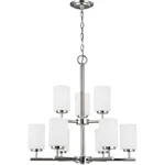 Sea Gull Oslo 9 26 Inch Chrome Chandelier Ceiling Light, 31162-05. Fixed Price $209.98.