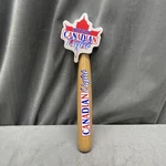 Molson Canadian Light Beer Tap Natural Wood Handle Maple Leaf Top. Fixed Price $29.93.