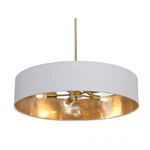 Afx Lighting Celine 5 30" Pendant, Brass/white/gold CLNP30MBSB-WHGD. Fixed Price $526.40.