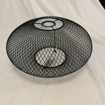 Retired Ikea Luftmassa Modern Pendant Lamp Shade Round Black Metal Wire 14 X6. Fixed Price $35.00.