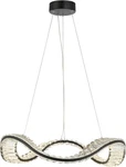 Minka Lavery 28331 Integrated Led Matte Black Wave Chandelier Crystal Accents. Fixed Price $93.99.