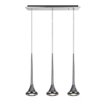 Aspen Creative 61035 Adjustable Led Hanging Pendant 3-LIGHT, Chrome. Fixed Price $91.77.