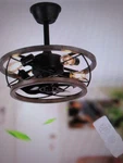 Bella Depot 18 Indoor Drum Solid Wood Chandelier Pendant Ceiling Fan Remote. Fixed Price $61.70.