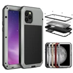 For Iphone 11 Max Shockproof Case Aluminum Metal Glass Military Armor Cover. Fixed Price $15.28.