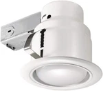 Commercial Electric 5 In. White Led Swivel Baffle Round Trim New Construction. Fixed Price $17.95.