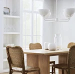 Dome Chandelier White - Threshold Designed With Studio Mcgee New In Box. Fixed Price $49.99.