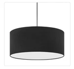 Hampton Bay Paskay 18 In. 3-LIGHT Black Drum Pendant Fixture. Fixed Price $62.55.