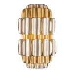 Varaluz 382W02 Swoon Light 16" Tall Wall Sconce - Antique Gold / Dust. Fixed Price $439.20.