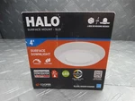 Halo 4IN Surface Integrated Led Downlight Recessed With White Round Trim. Fixed Price $11.99.