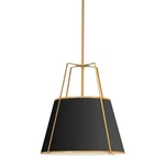 Dainolite TRA-1P Trapezoid 18"W Pendant Gold. Fixed Price $340.00.