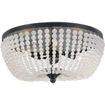 Crystorama 605-MK Rylee 4 Light 18.5 Inch Matte Black Flush Ceiling. Fixed Price $498.00.