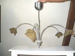 Harco Loor Modernist Chandelier Netherlands Made In Holland Rose Hl 5. Fixed Price $225.00.