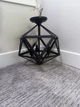 Quoizel Liberty Park 3.0 -light 13.125-IN Matte Bronze Semi Flush Mount. Fixed Price $50.00.