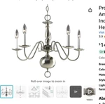 Americana Chandeliers, 24-INCH Diameter X 18" ( Progress Lighting #P4355-09 ). Fixed Price $63.99.