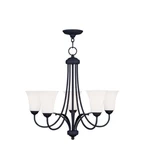 Livex Lighting Ridgedale Chandelier Black 6475-04. Fixed Price $459.96.