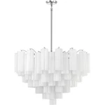 Crystorama ADD-316-CH-WH Addis Chandelier Polished Chrome. Fixed Price $3198.00.