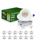 Zouzai 2ND Gen 5CCT 4 Led Gimbal Recessed Light 12 Pack Dimmable. Fixed Price $39.99.