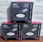 3-PACK Juno Contractor WF6 SWW5 6"SELECTABLE Cct Recessed Light In Black. Fixed Price $44.98.