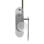 Studio SM24812MSK Megalith 7"W Led Abstract Mini Pendant - Gunmetal. Fixed Price $688.00.