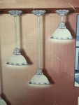 Royce Lighting Nos Mini Pendant RP240BS Brushed Steel Frosted Glass. Fixed Price $19.95.