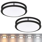 Faymart Lighting 13 Inch Flush Mount Led Ceiling Pack 23W 5CCT. Fixed Price $89.99.