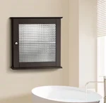 Teamson Home Chesterfield Single Door Removable Wall Cabinet, Free Ship. Fixed Price $69.96.