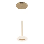 Kuzco Stephord 4" Led Pendant, Metallic Brass/frosted Glass PD97204-MRB-FR. Fixed Price $118.00.