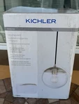 Kichler Malone Mini Pendant Light Brushed Nickel Finish Clear Glass Shade. Fixed Price $29.00.
