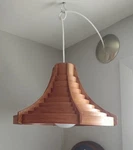 Attribu Pine Pendant Lamp By Hans-agne Jakobsson For Ab Ellysett Markaryd, 1960S. Fixed Price $105.00.