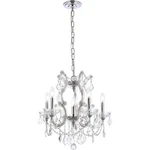 Elegant Lighting 2800D20C/RC Maria Theresa Mini Chandelier Chrome. Fixed Price $648.00.
