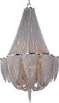 Maxim 21466 Nickel Chantilly 27"W 12-LIGHT Chandelier. Fixed Price $3198.00.