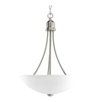 Progress Lighting Model# P3914-09 Pendant W/ Glass Shade-sloped Ceilings. Fixed Price $99.00.