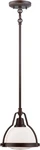 Minka Lavery 5750-576 1 Light Pendant, Brushed Bronze Finish. Fixed Price $50.00.