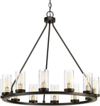 Progress Lighting Hartwell 12-LIGHT Antique Bronze Chandelier P400126-020. Fixed Price $131.96.