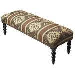 Butler Navajo Jute Upholstered Bench, Assorted - 4288999. Fixed Price $659.00.