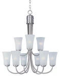Maxim Lighting 10046FTSN Logan Chandelier Satin Nickel. Fixed Price $408.00.