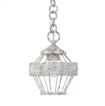 Golden Lighting 7856-M1L Ferris 8"W Cage Mini Pendant Oyster New. Fixed Price $124.99.